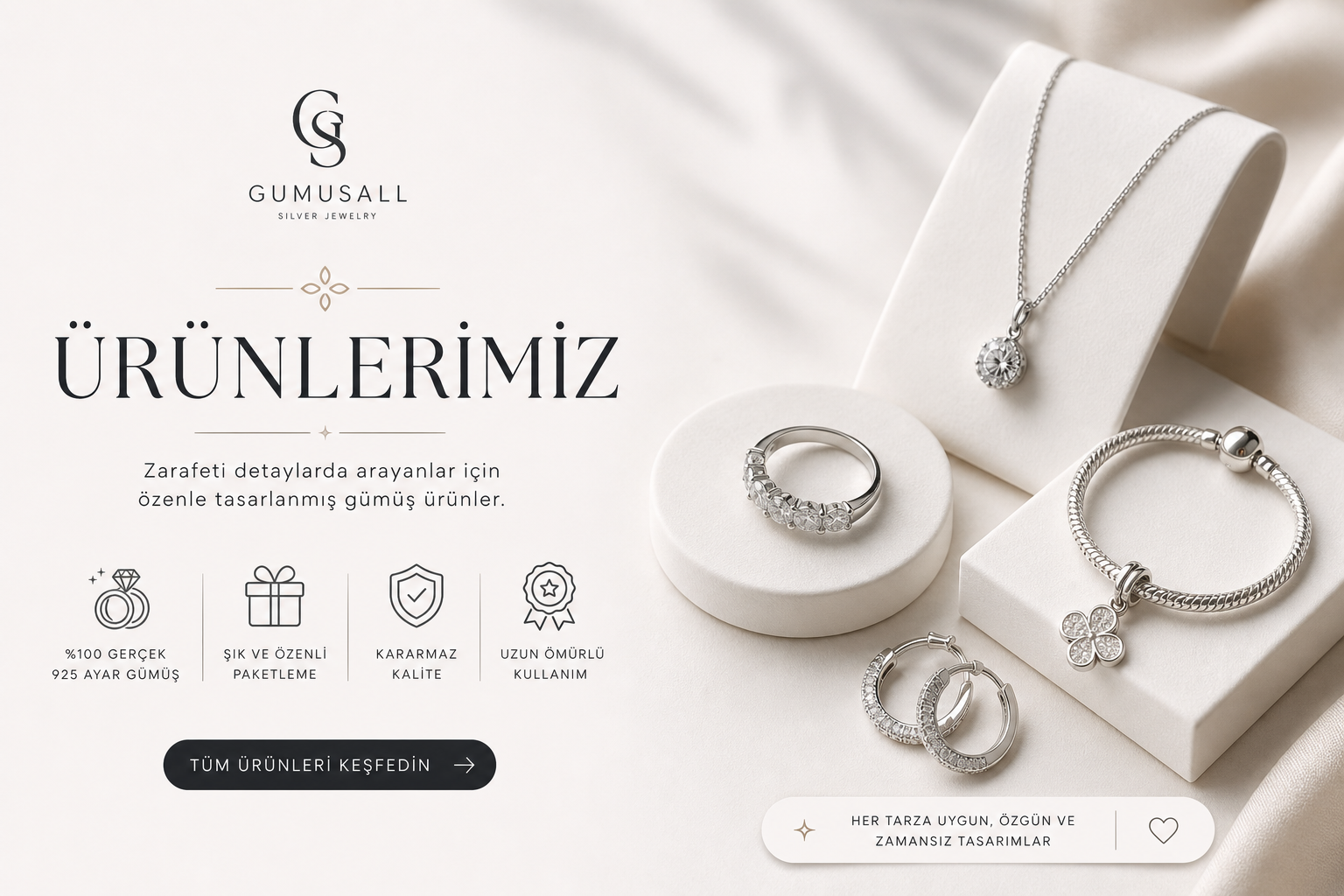 Gumusall urunlerimiz kategori karti